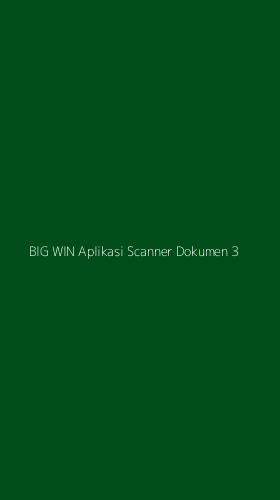 Tampilan Antarmuka Aplikasi Big Win Aplikasi Scanner Dokumen - 3