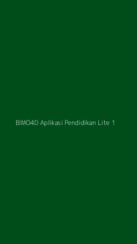 Tampilan Antarmuka Aplikasi Bimo4d Aplikasi Pendidikan Lite - 1