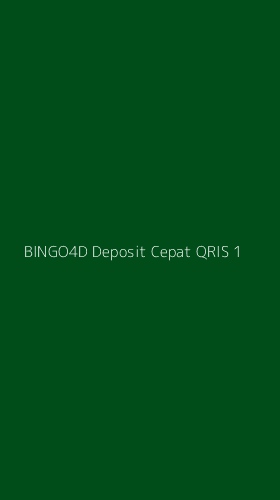 Tampilan Antarmuka Aplikasi Bingo4d Deposit Cepat Qris - 1