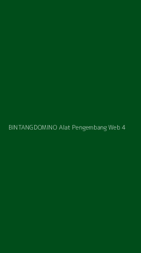 Tampilan Antarmuka Aplikasi Bintangdomino Alat Pengembang Web - 4