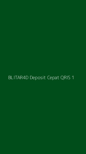Tampilan Antarmuka Aplikasi Blitar4d Deposit Cepat Qris - 1