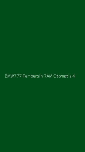Tampilan Antarmuka Aplikasi Bmw777 Pembersih Ram Otomatis - 4