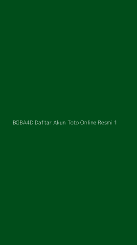 Tampilan Antarmuka Aplikasi Boba4d Daftar Akun Toto Online Resmi - 1