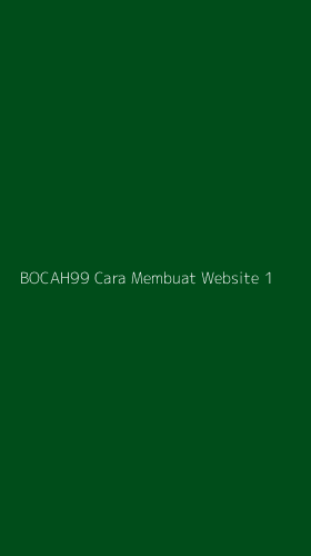 Tampilan Antarmuka Aplikasi Bocah99 Cara Membuat Website - 1