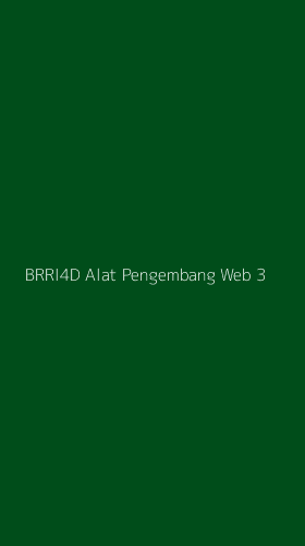 Tampilan Antarmuka Aplikasi Brri4d Alat Pengembang Web - 3