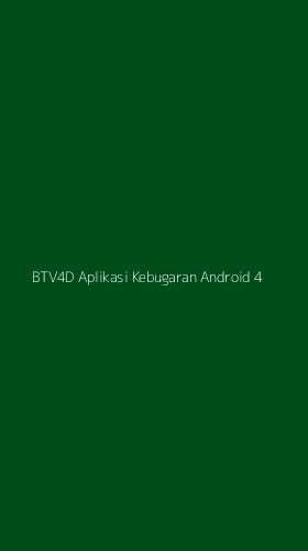 Tampilan Antarmuka Aplikasi Btv4d Aplikasi Kebugaran Android - 4