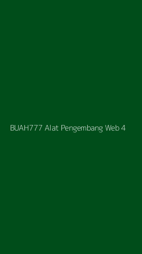 Tampilan Antarmuka Aplikasi Buah777 Alat Pengembang Web - 4