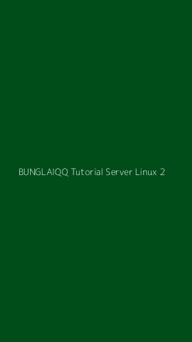 Tampilan Antarmuka Aplikasi Bunglaiqq Tutorial Server Linux - 2