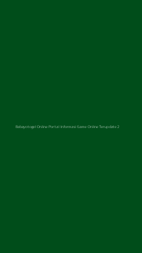 Tampilan Antarmuka Aplikasi Babayotogel Online Portal Informasi Game Online Terupdate - 2