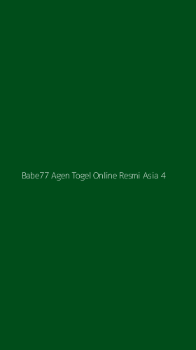 Tampilan Antarmuka Aplikasi Babe77 Agen Togel Online Resmi Asia - 4