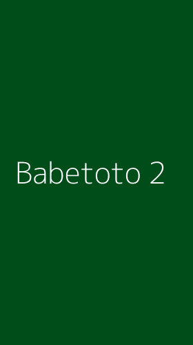 Tampilan Antarmuka Aplikasi Babetoto - 2