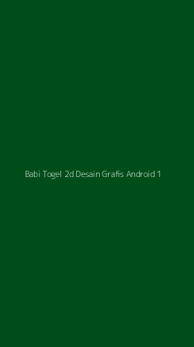 Tampilan Antarmuka Aplikasi Babi Togel 2d Desain Grafis Android - 1