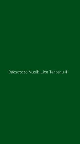 Tampilan Antarmuka Aplikasi Baksototo Musik Lite Terbaru - 4