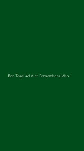 Tampilan Antarmuka Aplikasi Ban Togel 4d Alat Pengembang Web - 1
