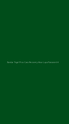 Tampilan Antarmuka Aplikasi Bandar Togel Pcso Cara Recovery Akun Lupa Password - 4