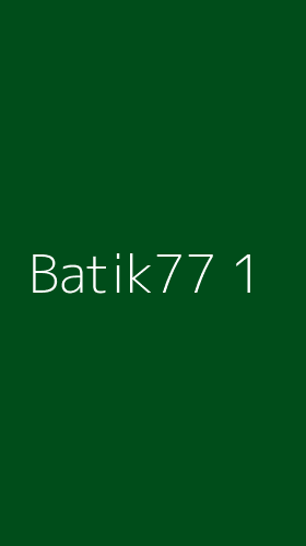 Tampilan Antarmuka Aplikasi Batik77 - 1