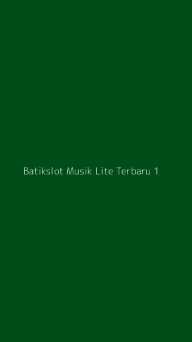 Tampilan Antarmuka Aplikasi Batikslot Musik Lite Terbaru - 1