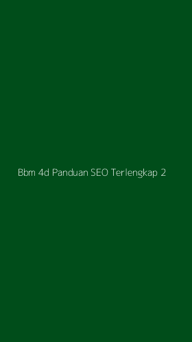 Tampilan Antarmuka Aplikasi Bbm 4d Panduan Seo Terlengkap - 2