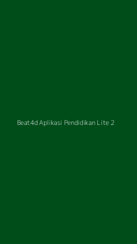 Tampilan Antarmuka Aplikasi Beat4d Aplikasi Pendidikan Lite - 2