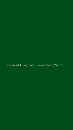 Tampilan Antarmuka Aplikasi Belanja4d Login Alat Pengembang Web - 4