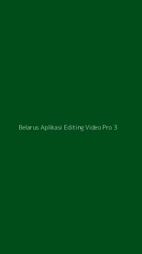 Tampilan Antarmuka Aplikasi Belarus Aplikasi Editing Video Pro - 3