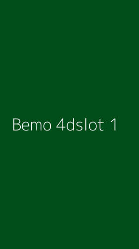 Tampilan Antarmuka Aplikasi Bemo 4dslot - 1