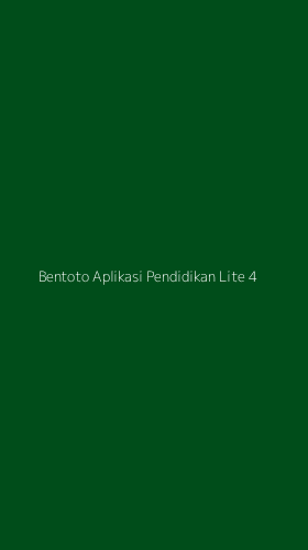 Tampilan Antarmuka Aplikasi Bentoto Aplikasi Pendidikan Lite - 4