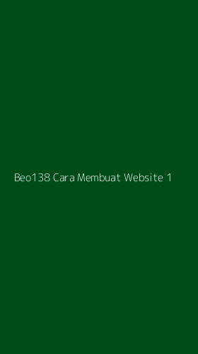Tampilan Antarmuka Aplikasi Beo138 Cara Membuat Website - 1