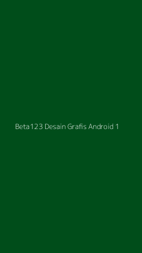 Tampilan Antarmuka Aplikasi Beta123 Desain Grafis Android - 1