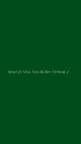 Tampilan Antarmuka Aplikasi Beta123 Situs Toto 4d Bet 10 Perak - 2