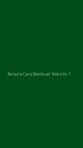 Tampilan Antarmuka Aplikasi Betasia Cara Membuat Website - 1