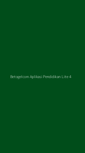 Tampilan Antarmuka Aplikasi Betogelcom Aplikasi Pendidikan Lite - 4
