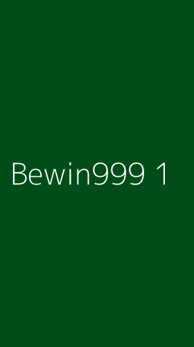 Tampilan Antarmuka Aplikasi Bewin999 - 1