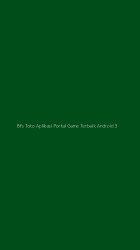 Tampilan Antarmuka Aplikasi Bfs Toto Aplikasi Portal Game Terbaik Android - 3