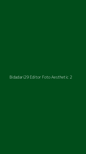 Tampilan Antarmuka Aplikasi Bidadari29 Editor Foto Aesthetic - 2