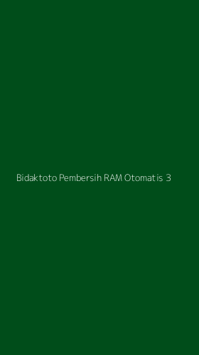 Tampilan Antarmuka Aplikasi Bidaktoto Pembersih Ram Otomatis - 3