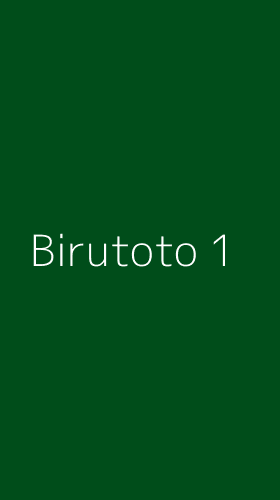 Tampilan Antarmuka Aplikasi Birutoto - 1