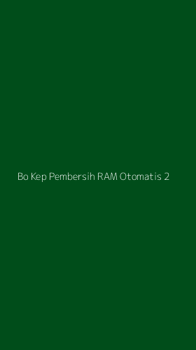 Tampilan Antarmuka Aplikasi Bo Kep Pembersih Ram Otomatis - 2
