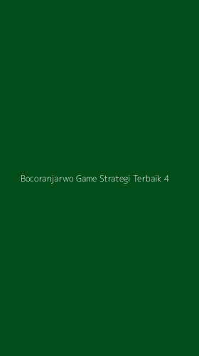 Tampilan Antarmuka Aplikasi Bocoranjarwo Game Strategi Terbaik - 4