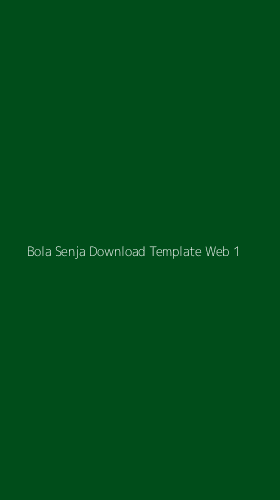 Tampilan Antarmuka Aplikasi Bola Senja Download Template Web - 1