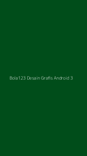 Tampilan Antarmuka Aplikasi Bola123 Desain Grafis Android - 3