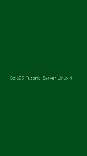 Tampilan Antarmuka Aplikasi Bola95 Tutorial Server Linux - 4