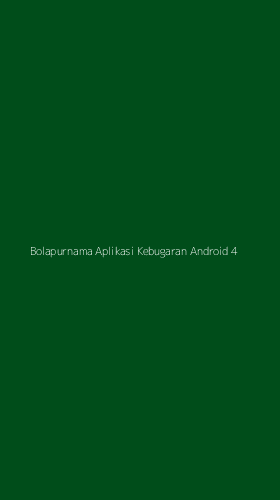 Tampilan Antarmuka Aplikasi Bolapurnama Aplikasi Kebugaran Android - 4