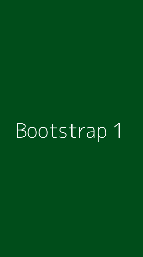 Tampilan Antarmuka Aplikasi Bootstrap - 1