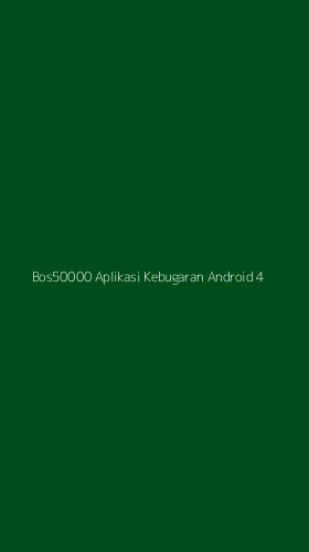 Tampilan Antarmuka Aplikasi Bos50000 Aplikasi Kebugaran Android - 4