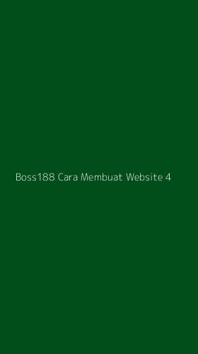 Tampilan Antarmuka Aplikasi Boss188 Cara Membuat Website - 4