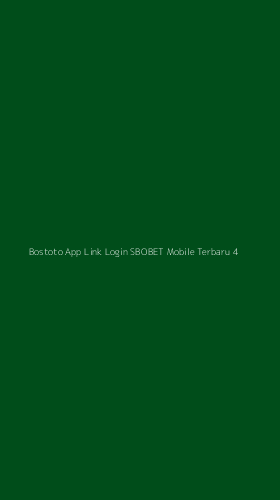 Tampilan Antarmuka Aplikasi Bostoto App Link Login Sbobet Mobile Terbaru - 4
