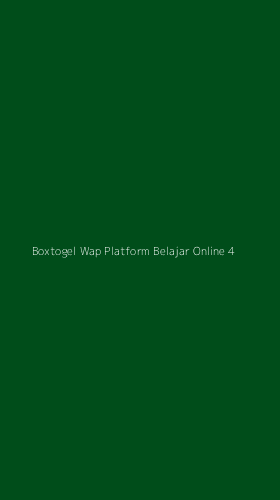 Tampilan Antarmuka Aplikasi Boxtogel Wap Platform Belajar Online - 4