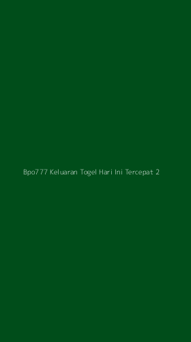 Tampilan Antarmuka Aplikasi Bpo777 Keluaran Togel Hari Ini Tercepat - 2