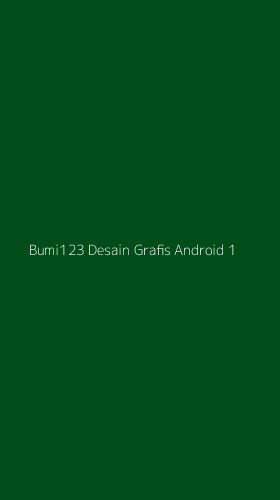Tampilan Antarmuka Aplikasi Bumi123 Desain Grafis Android - 1